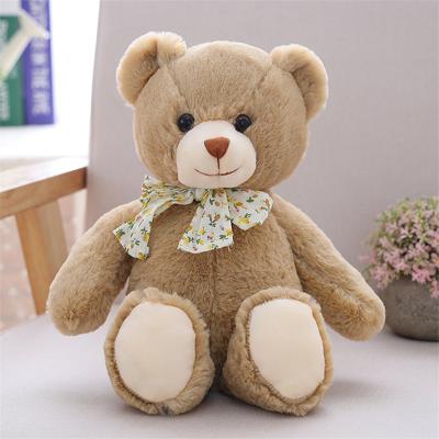 China 2020 Custom Logo Plush Baby Cute Soft Toys Funny Gift Bag For Kids Plush Toy Teddy Bear Cheap for sale