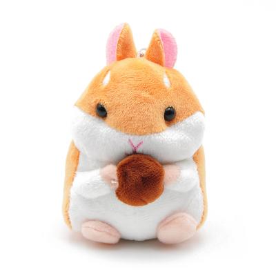 China Plush Recording Mini Spandex Brown Stuffed Wholesale Squirrel Talk Gray Plush Ralking Hamster Repeating Custom Talking Toy Soft Toy for sale