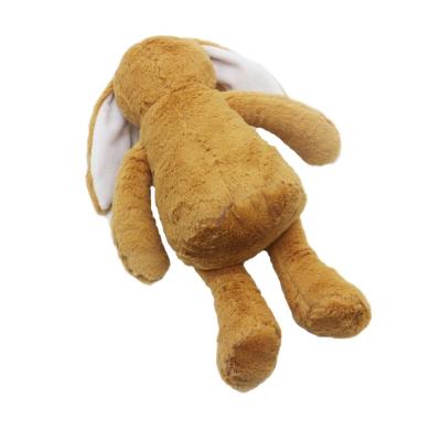 China Wholesale Organic Long Eared Mini Cute Soft Baby Bunny Brown Plush Stuffer Plush Stuffer Price Rabbit Toy for sale