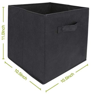 China New Sale 1PACK Household Dark Cabinet Shelf Organizer Foldable Cube Storage Viable Bin for sale