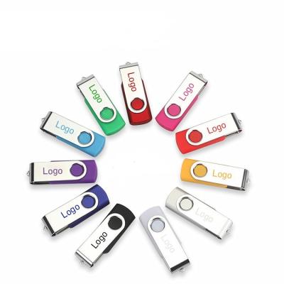 China Variety Design Promotional Logo USB Drive Promotional Custom Pivot Memory USB Gift Giveaway Flash Disk Drive Stick 8G 16G 32G 64G 128G for sale