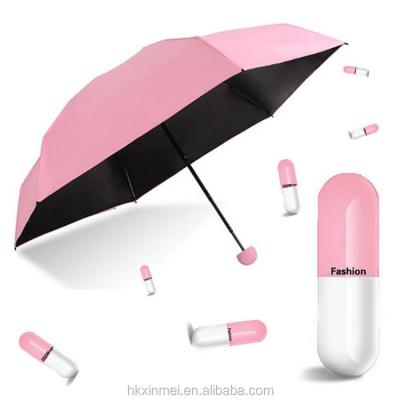 China Windproof Polyester JCX/Capsule Mini Pocket Umbrella Clear Men Umbrella Folding for sale