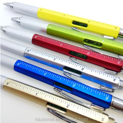 China Pen Gift Multifunction Canetas Office Pen Spirit Level Ball Promotion Creative Stationery Screwdriver Ruler Peak Financial Institutions JCX/tool for sale