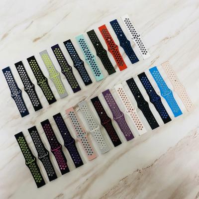 China Silicone Hot Products Silicone Smart Watch Band For Apple Watch Band Strap for sale