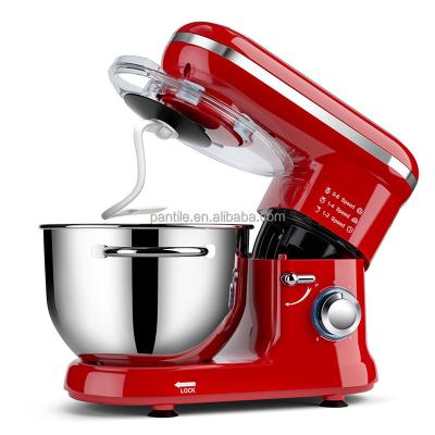 China Beater Ejector Knob 3 in 1 Best Food Mixers 1500w with 5.5l Rotating Bowl, Dough Kneaing Plastic Housing Planetary Mixer for sale