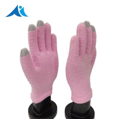 China Hot Touch Gloves Feather Wire 5-Fingers Touch Screen Gloves for sale