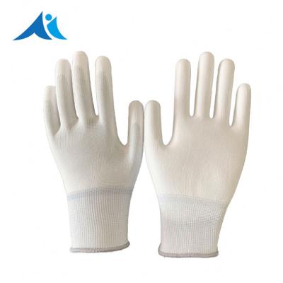 China General Safety Gloves Manufacturer Supply Wear-Resisting Gray Black PU Anti-Cut Coated Gloves for sale