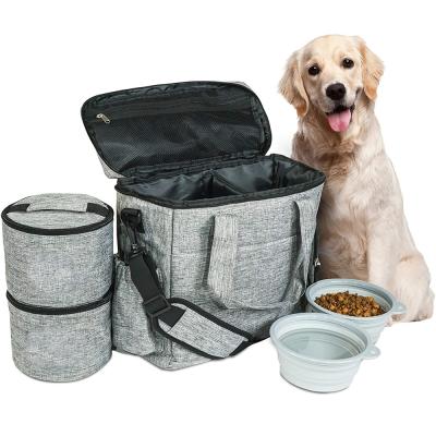 China Pet Travel Bag Breathable Airline Approved Travel Set For Dogs Pet Bag Pack Pet Cages Carriers for sale