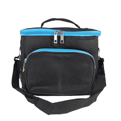 China JUNYUAN Ice Bag Picnic Lunch Bag Modern Simple Portable Oxford Cloth One-Shoulder Cool Bag Lunch Bag for sale