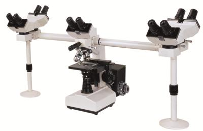 China LED Multi-Head Microscope Plan Achromatic And Halogen Lamp for sale