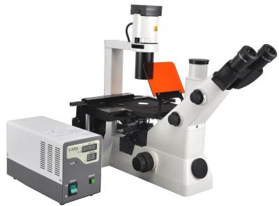 China Inverted Fluorescent Biological Microscope With Infinitive Optical System for sale