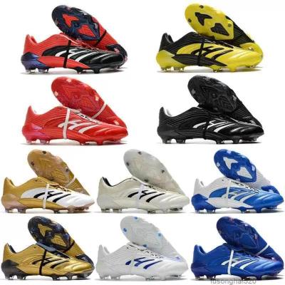 China Fashion\comfortable\durable soccer boots 2022 newest Predator shoes David Beckham Soccer Cleats Boots high quality size39-45 FG soccer away for ABSOLUTE 20 for sale