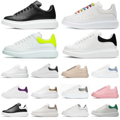 China New Designer Men Women Causal Lightweight Shoes Fashion Alex nder mcq een mcq sneakers woman leather lace up platform sneakers unique luxury for sale