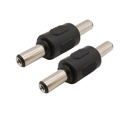 China 5.5x2.1mm DC Power Jack Connector 5.5*2.1mm DC Male To Male Plug Jack Adapter Connectors DC-005 for sale