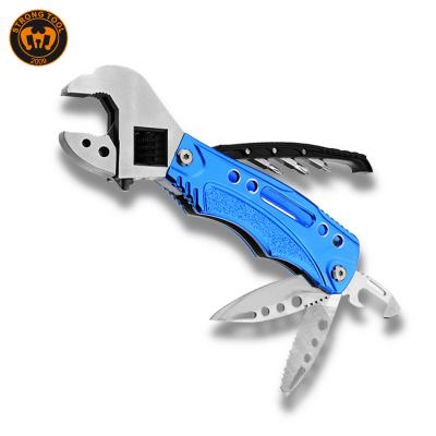 China Hot Selling Adjustable Multi Tool The Wrench Explorer Folding DIY Tool Multi Tool Multi Purpose Open Ended Wrench for sale