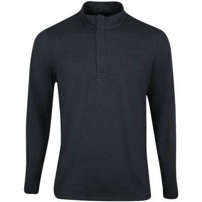 China Anti-wrinkle Best Performance Men Golf High Quality Custom Embroidery Logo Long Sleeve Shirt Pullover Shirt Black For Golf Sportswear for sale