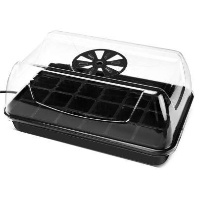 China Propagation Water Proof Feature Seedling Heat Tray With Humidity Dome For Plants Enhancing Germination for sale