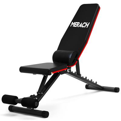 China Merach Home Fitness Sit Up Spine Board Muscle Exercise 250kg Modern Load Dumbbell Bench With Thickened Steel Body for sale