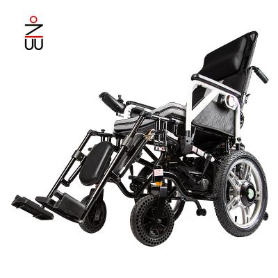 China Aluminum Alloy Smart Electric Wheelchair Motor Kits With Flexible Joystick Electric Wheelchair 1031 for sale