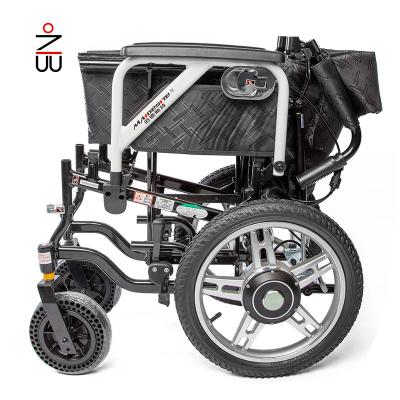 China Aluminum Alloy Power Wheelchair Joystick Controller Safe Electric Wheelchair Multifunctional Tracked Lifting for sale