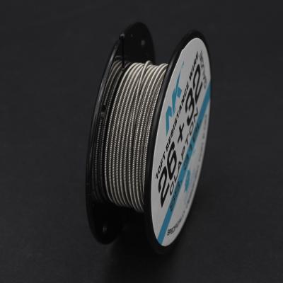 China Cheap NK SS 316L Clapton Wire 26G 32G Stainless Steel Wire 10ft Coil Heat Resistance Heating Wire for sale