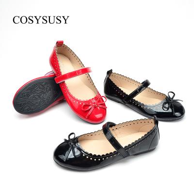 China Insulative wholesale spring shoes foreign trade simple hot sale girls and new autumn children's princess bow flat shoes office for sale