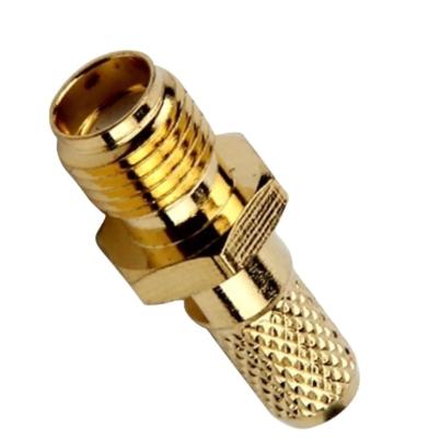 China For Antenna and Communicate Hot Selling SMA Female Connectors SMA Crimp Antenna Female Connector for RG58 LMR195 LMR200 RG5 RF Coax for sale