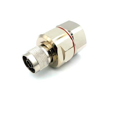 China Brass 10 / 4.3 Metal Plastic Male To Din Male N RF Adapter Female Coaxial Connector for sale