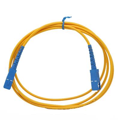 China Network SC APC 50m SC/UPC Duplex Fiber Optic Cable for sale