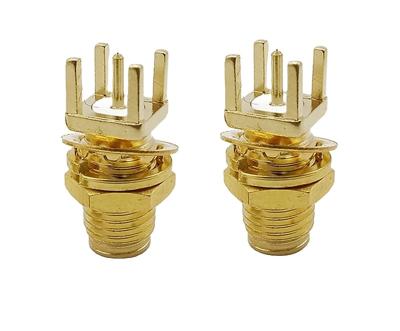 China Straight PCB Mount Connector Coaxial Connector SMA Jack Female For PCB RF Products for sale