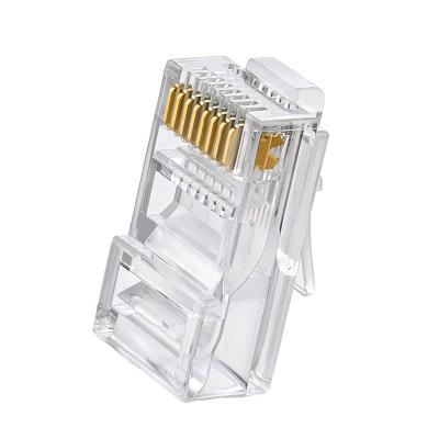 China Cat5 electronic connector rj45 cat5e for cat5e cable for sale