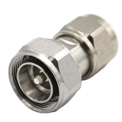 China RF Coaixlal Connector 4.3/10 4.3-10 Mini Din Male To N Brass/Plastic Male Adapter for sale