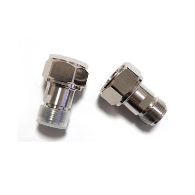 China Brass / Plastic Coaxial Connector 4.3/10 Male To Female Straight for sale