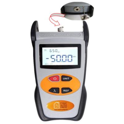 China Onefind POF power meter 650nm pof cable plastic fiber optic power meter for POF power multimeter for sale