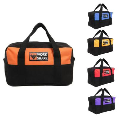 China Tools Holding Multi Functional Electrician Durable Customized Logo Storage Organizer Garden Work Heavy Duty Tool Bag Cheap 600D for sale