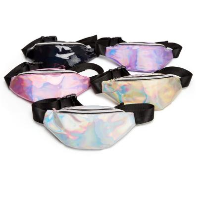 China Holographic Small Waist Bag Fashion Water Proof Sports Gym Cell Phone Pouch Package Running Waterproof Travel Unisex Wallet for sale