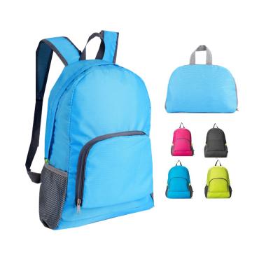 China Wholesale Cheap Water Resistant Camping Hiking Travel School Bag Outdoor Lightweight Durable Nylon Foldable Travel Backpack for sale