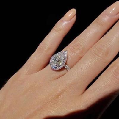 China Environmental Friendly Irregular Moonstone Rings Rose Gold Plated Engagement Finger Gemstone Rings for sale