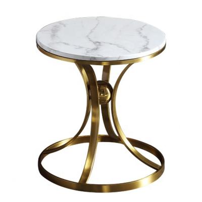 China (Other) adjustable modern coffee table marble with home round coffee table for hotel gold coffee table for sale