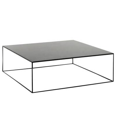 China Retro minimalist Gaasai wrought iron square coffee table living room side table simple desk coffee table small for sale