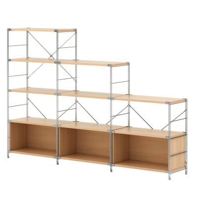 China Sustainable Modern Metal Shelving Clothes Steel Adjustable Home Storage Grid for sale