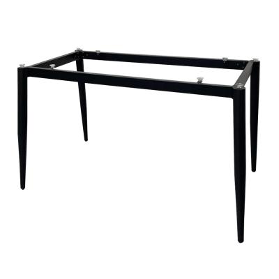 China Modern Custom Made Wrought Iron Bracket Dining Table Desk Leg Coffee Table Bar Table Stand for sale