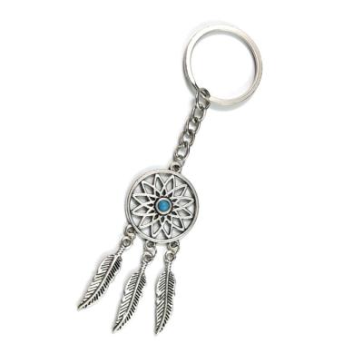 China Dreamcatcher Handmade Metal Key Chain Dreamcatcher Key Chain Promotion Fashion Promotion Catcher Key Chain for sale