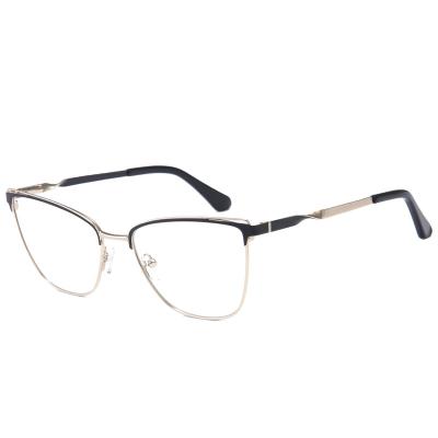 China CR39 Customized High Quality Proof Glass Radiation Eyeglasses Frame Computer Optical Glass Metal Hot Selling Frame for sale