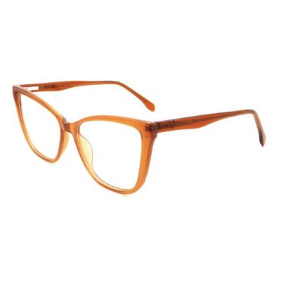 China Protect Eyes Fashion To Cat Eye Men Computer Classic Anti Blue Light Glasses Blocking Acetate Optical Glass Frame for sale