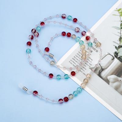 China Newest New Design Vintage Custom Glasses Chains Amber Bar Long Chunky Eyeglass Chains for sale