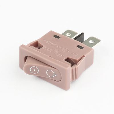 China Factory price free sample 6a 250v spst on off 2 pin mini rocker switch KCD7-11 for sale