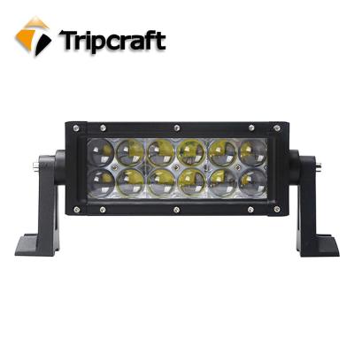 China PC High Power Aluminum LED Guide 7.5inch 36W Adjustable Bracket 3060LM LED Light Bar In Auto Lighting System for sale