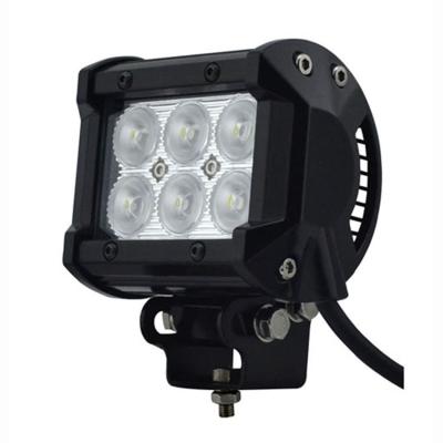 China Hot Sale 18W LED PC Light Bar 3060lm LED Work Light Double Rows LED Lamp For Car for sale