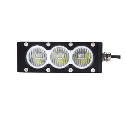 China high quality 30w AUTOMOTIVE led light bar for car 2550lm led work light 6 inch 6000k amber color led lamp for sale